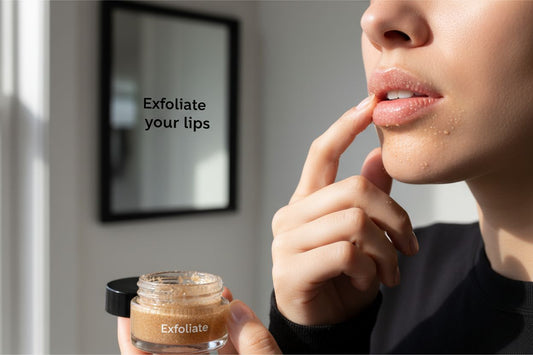 lip exfoliation how-to