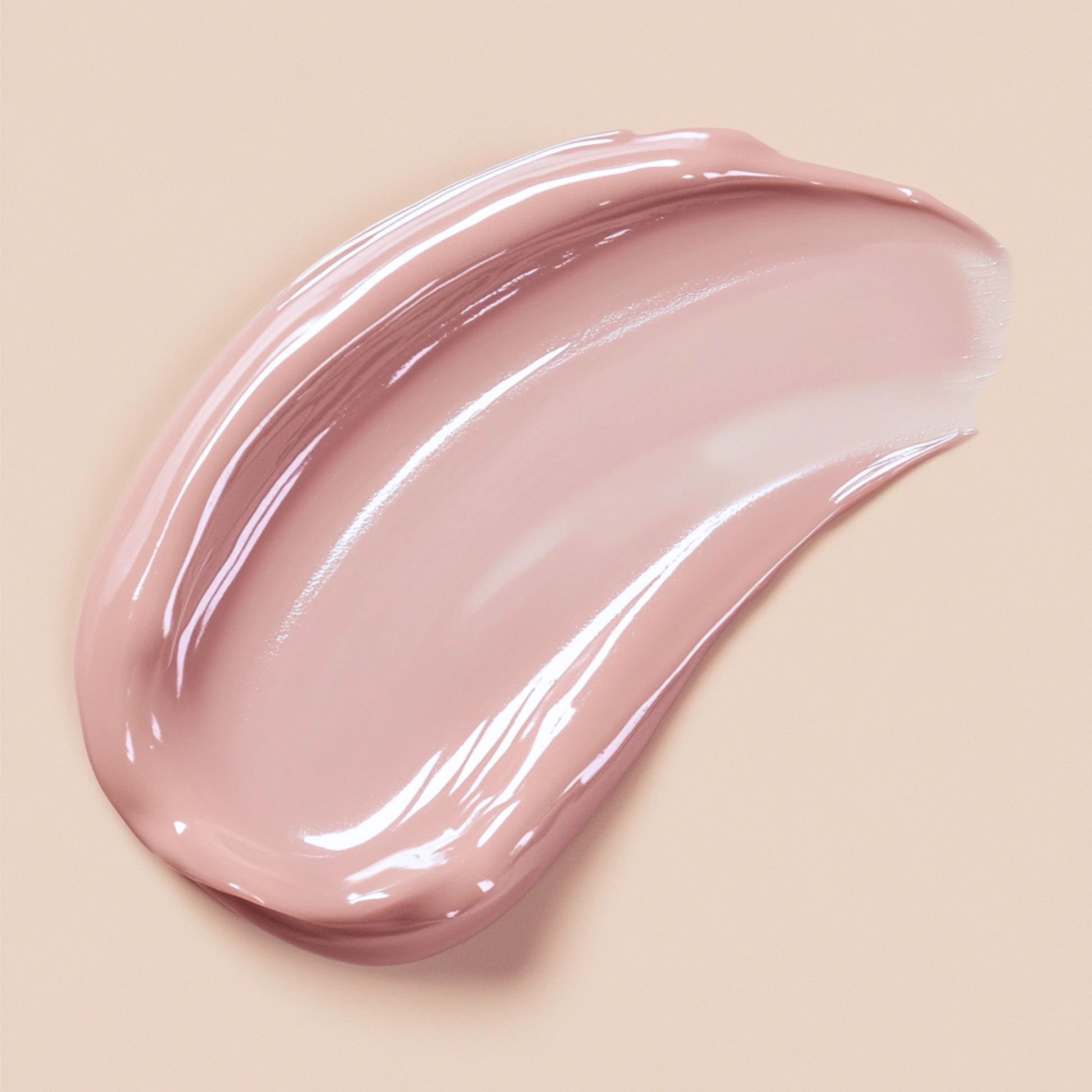 Pink cosmetic Lip Gloss for glossy juicy lips