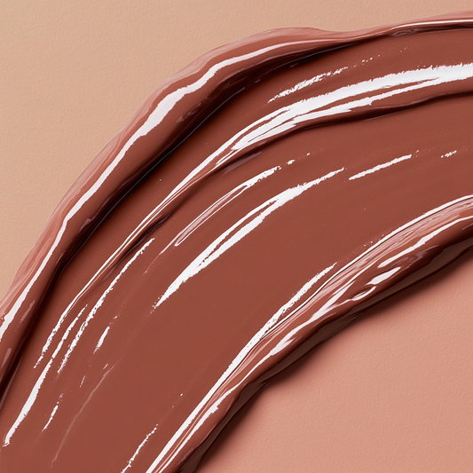 Shine soft cool brown lip gloss by Lumera Cosmetics