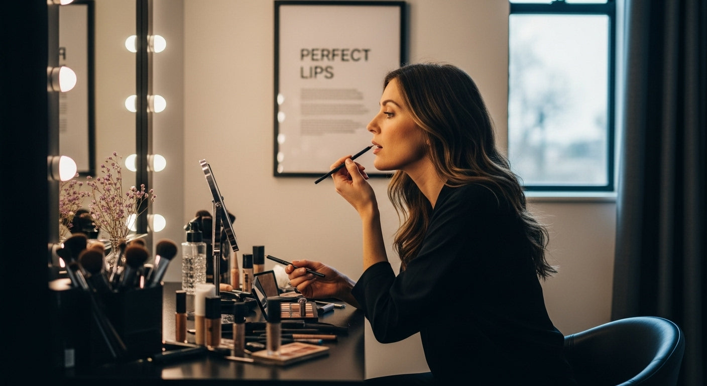 lip liner application routine