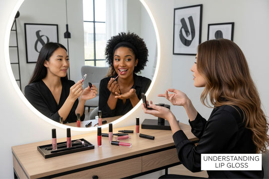 lip gloss application