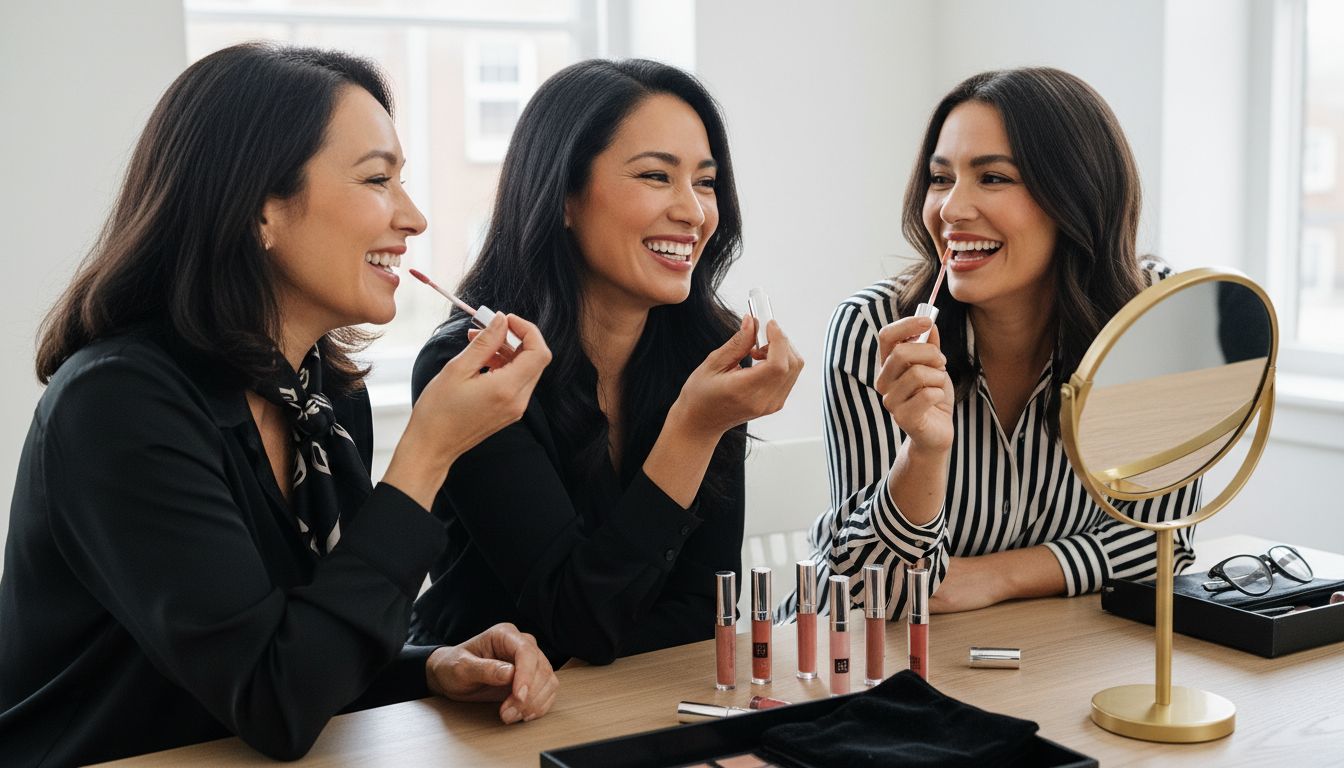 lip gloss mature women