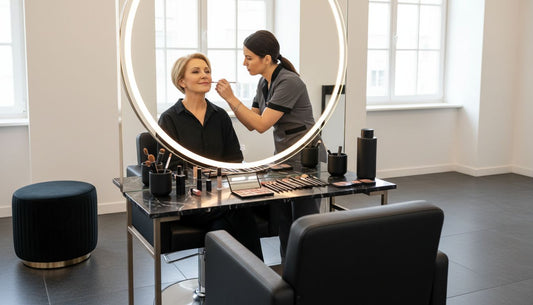 professional lipstick application