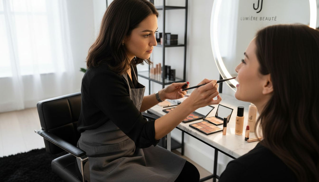 professional lipstick application