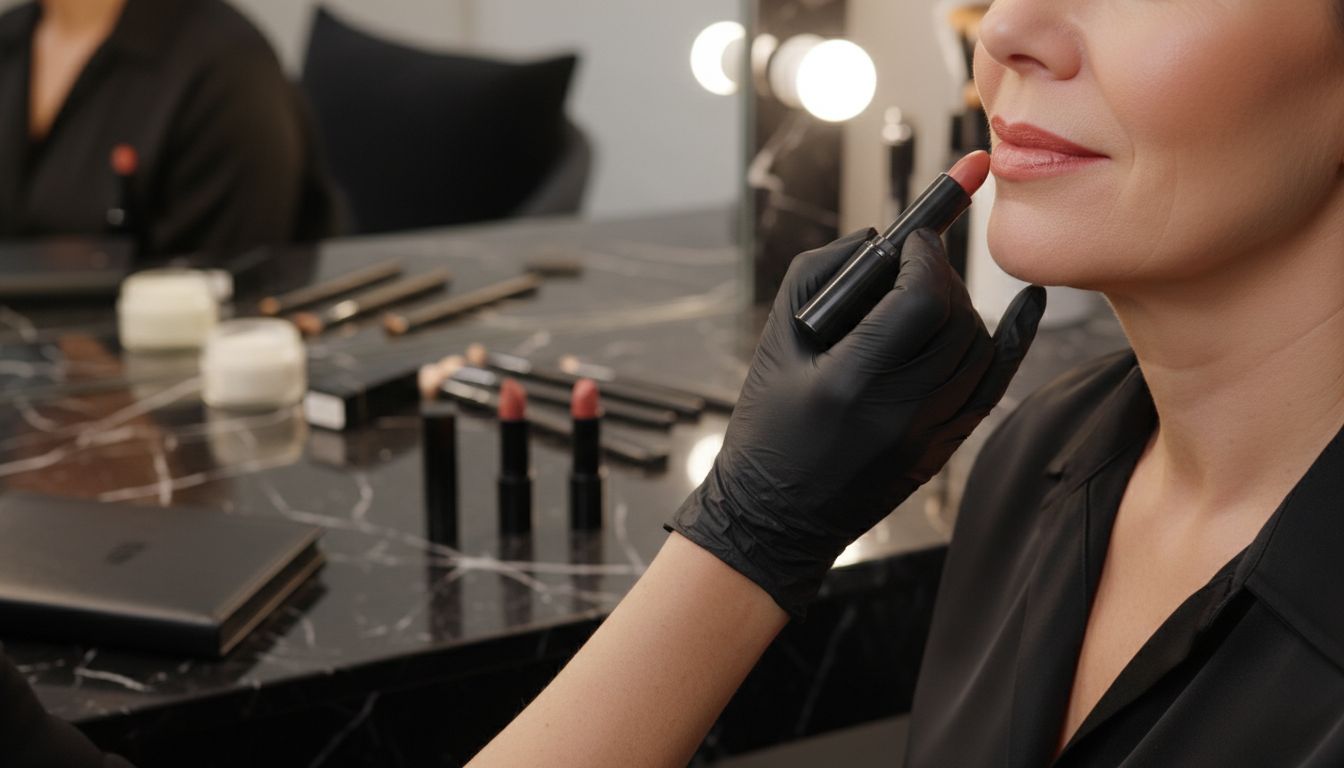 mature woman lipstick