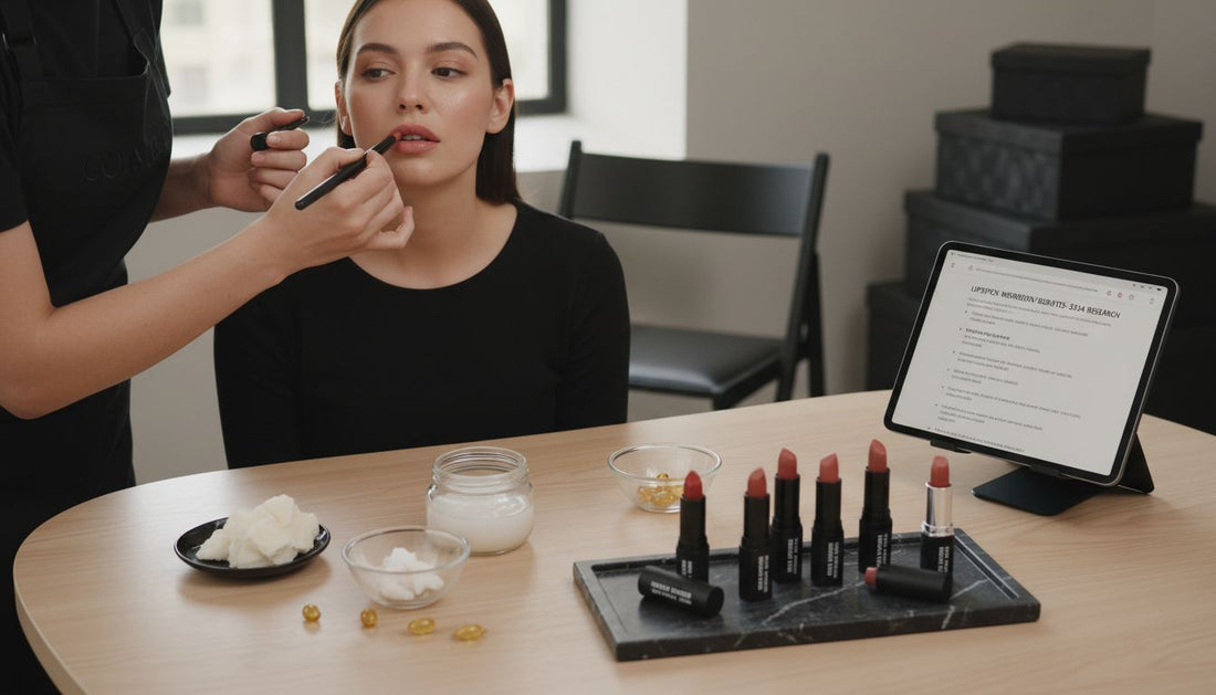 professional lipstick application