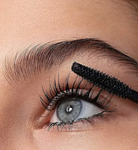 eye with mascara, long lashes
