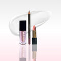 Luméra lip products including a lip gloss, lip liner, and lipstick on a white background.